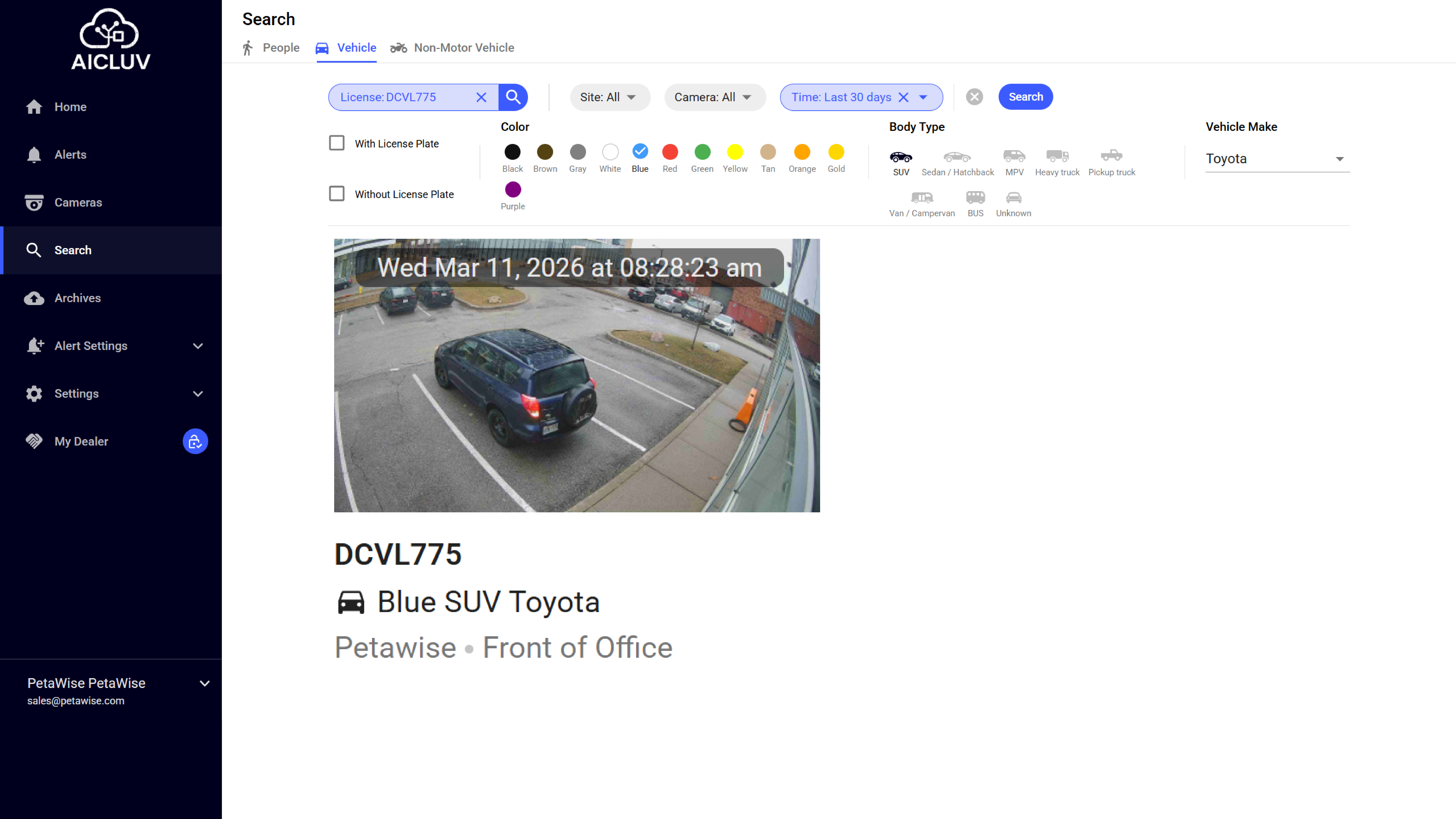 Vehicle Search Demo